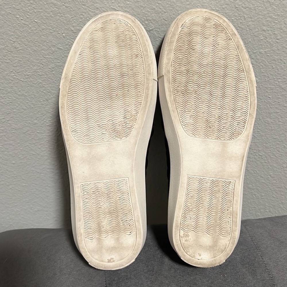 Steve Madden Black Slip On Quilted Eccentrcq Shoes - Picture 7 of 7